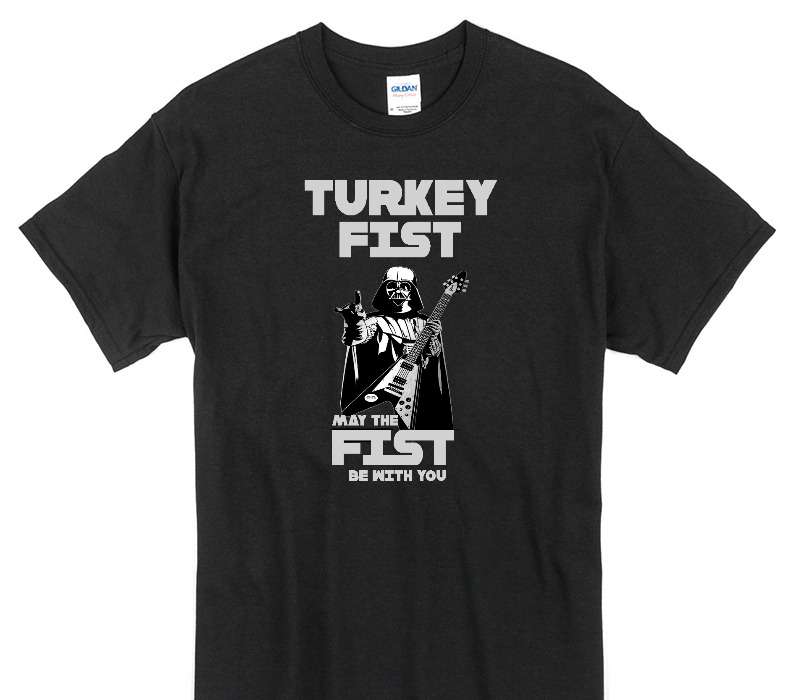 Custom Gildan 100% Cotton Black T-Shirt