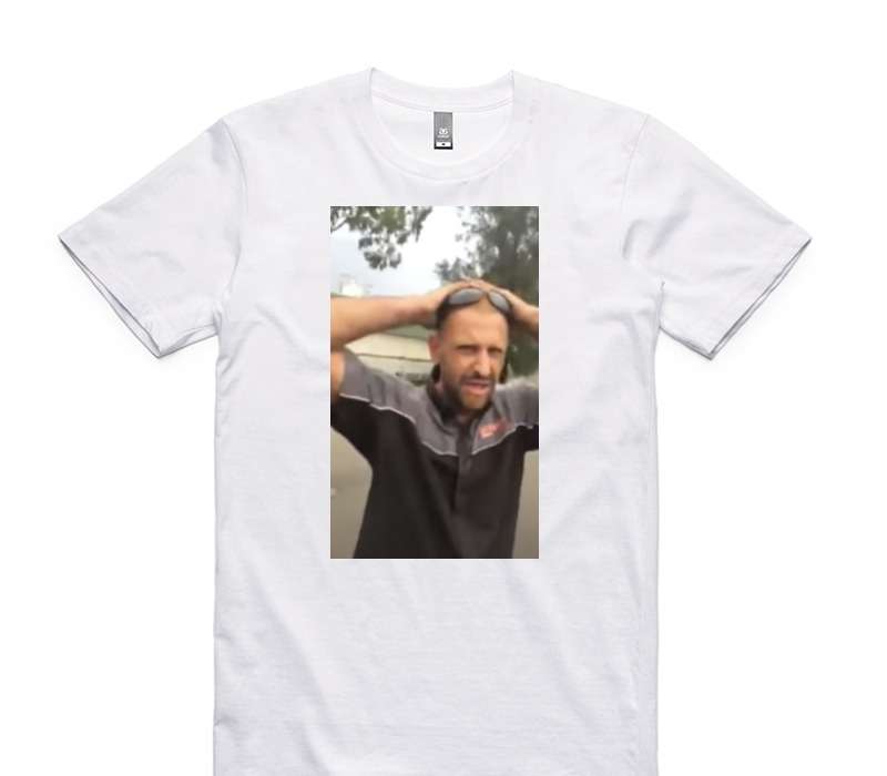 Custom AS Colour 100% Cotton White T-Shirt
