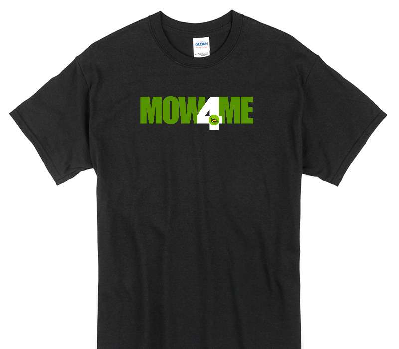 Custom Gildan 100% Cotton Black T-Shirt