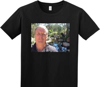 Custom Adult Soft Style 100% Cotton Black T-Shirt