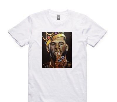 Custom AS Colour 100% Cotton White T-Shirt