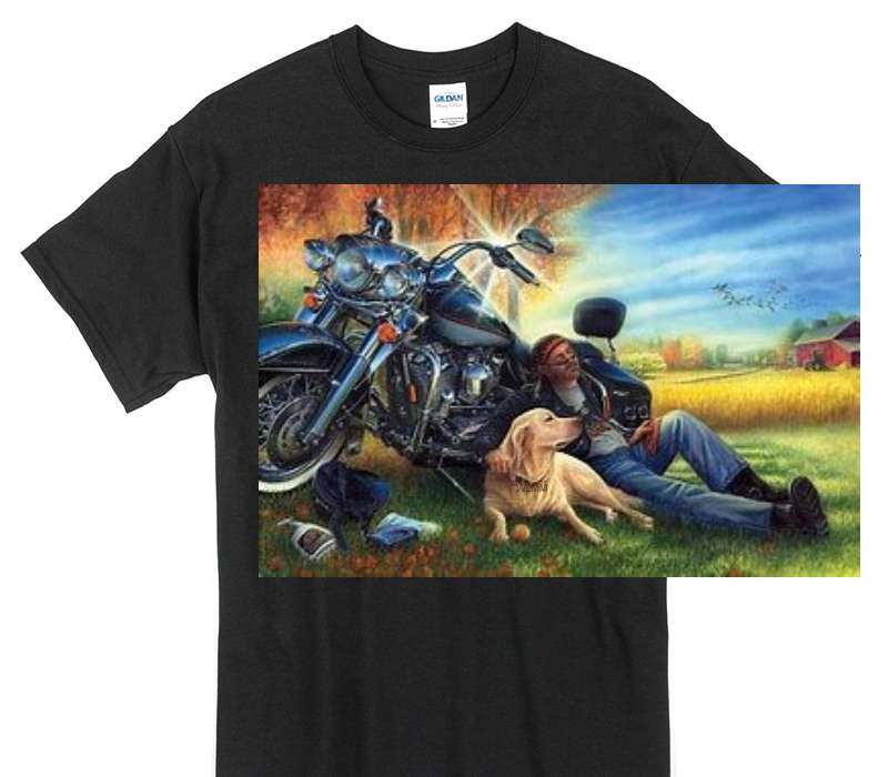 Custom Gildan 100% Cotton Black T-Shirt