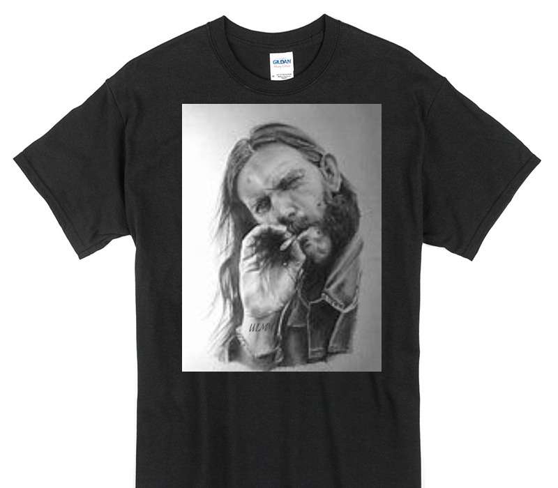 Custom Gildan 100% Cotton Black T-Shirt