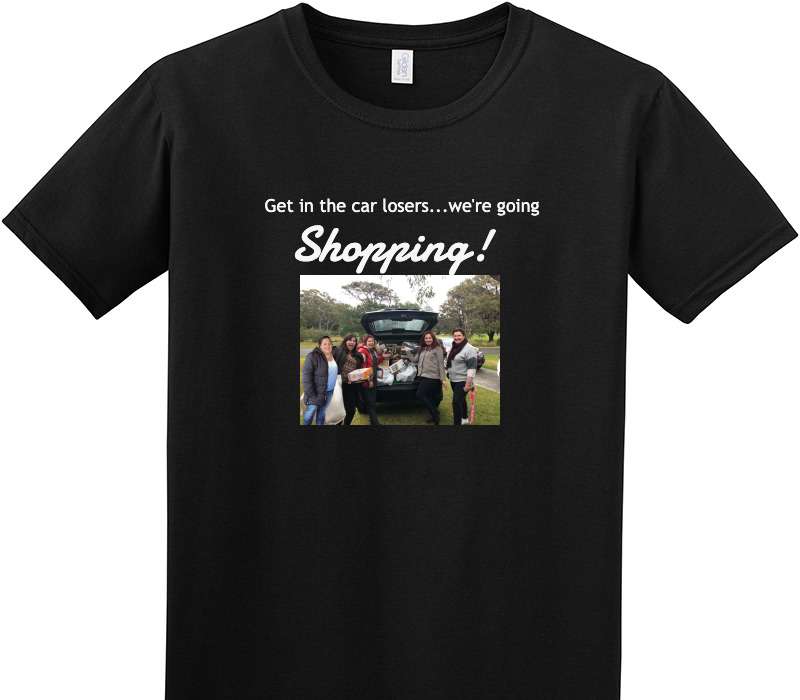 Custom Adult Soft Style 100% Cotton Black T-Shirt