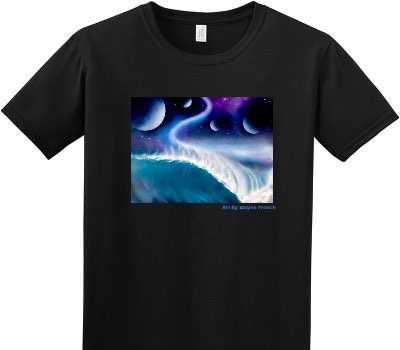 Custom Adult Soft Style 100% Cotton Black T-Shirt