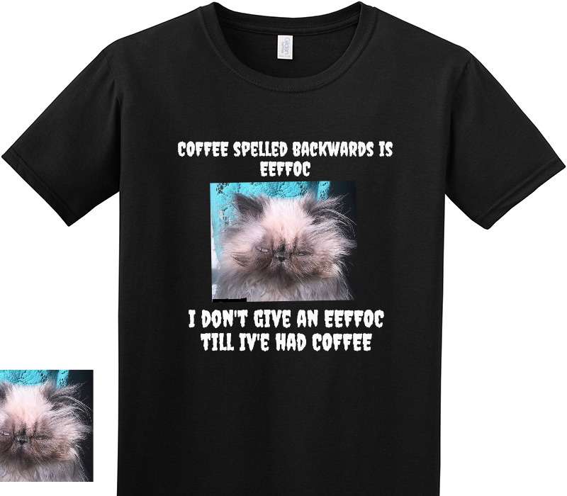 Custom Adult Soft Style 100% Cotton Black T-Shirt