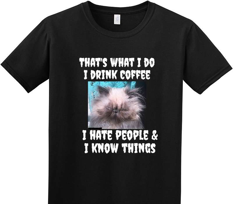 Custom Adult Soft Style 100% Cotton Black T-Shirt