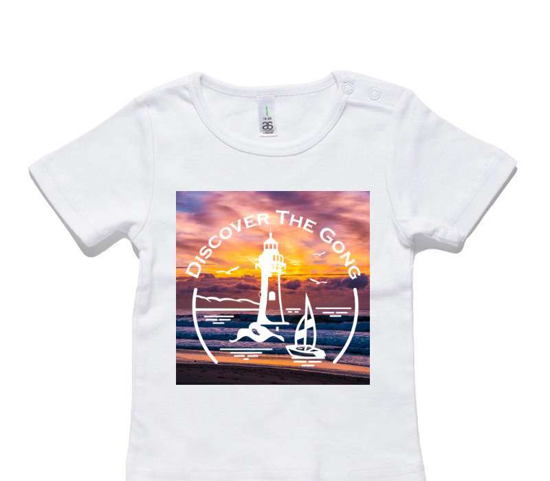 Custom AS Colour White Baby T-Shirt