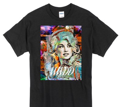 Custom Gildan 100% Cotton Black T-Shirt