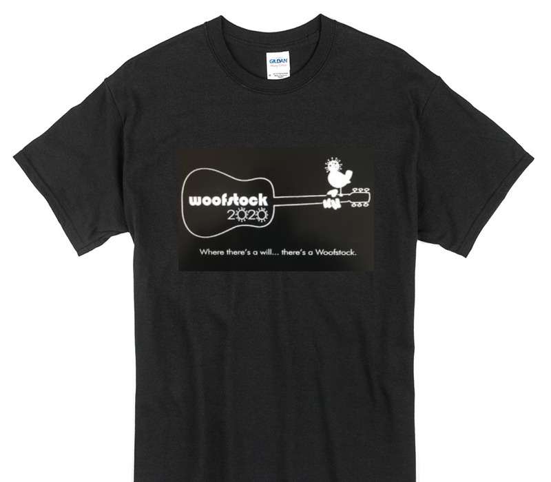 Custom Gildan 100% Cotton Black T-Shirt