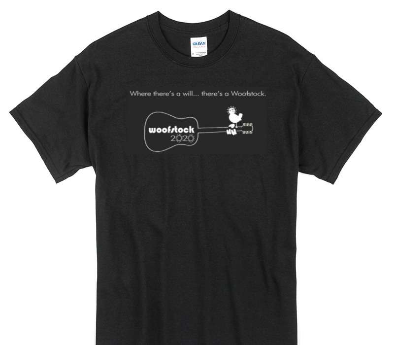 Custom Gildan 100% Cotton Black T-Shirt