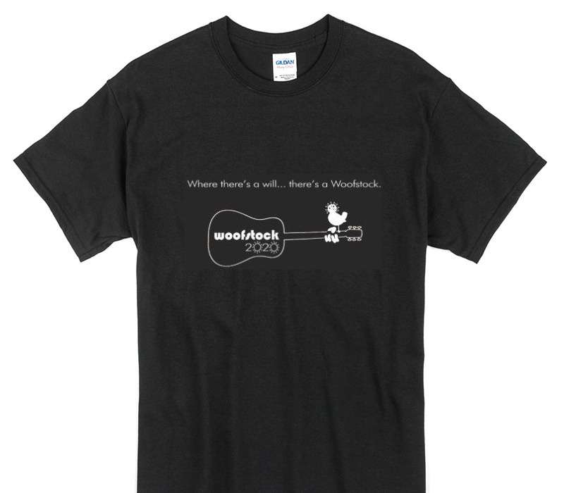Custom Gildan 100% Cotton Black T-Shirt