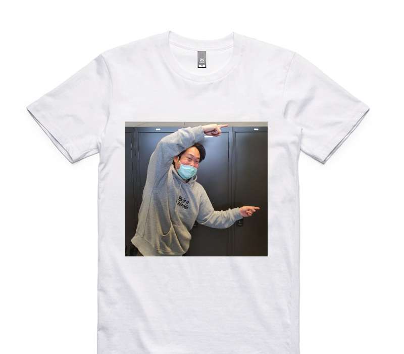 Custom AS Colour 100% Cotton White T-Shirt