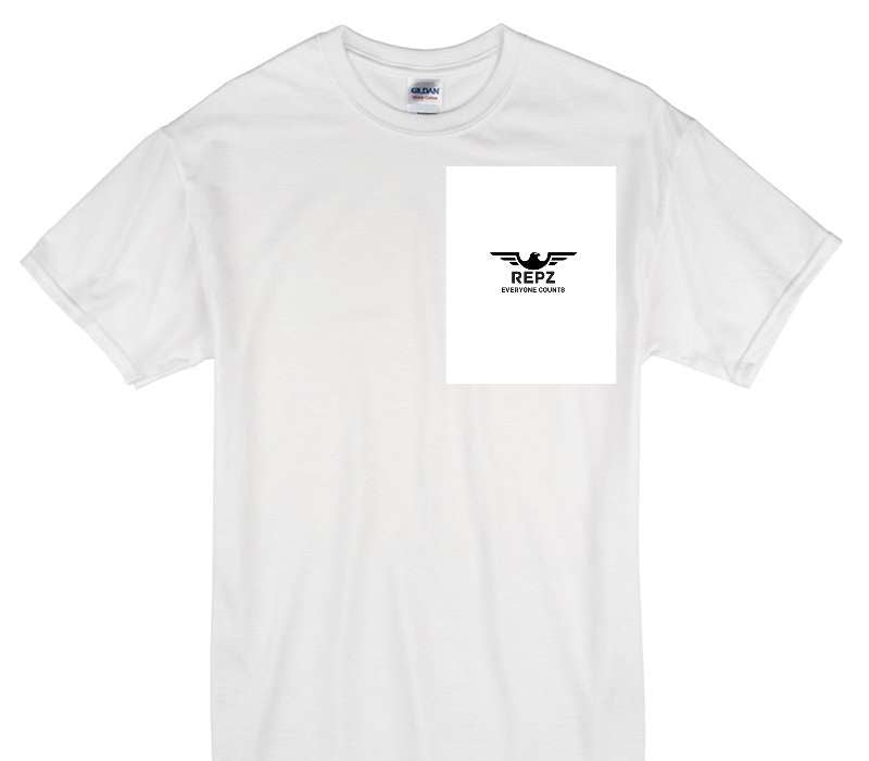 Custom Gildan 100% Cotton White T-Shirt