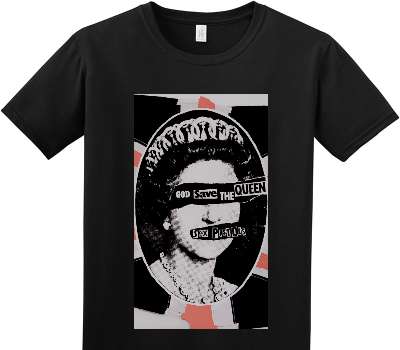 Custom Adult Soft Style 100% Cotton Black T-Shirt