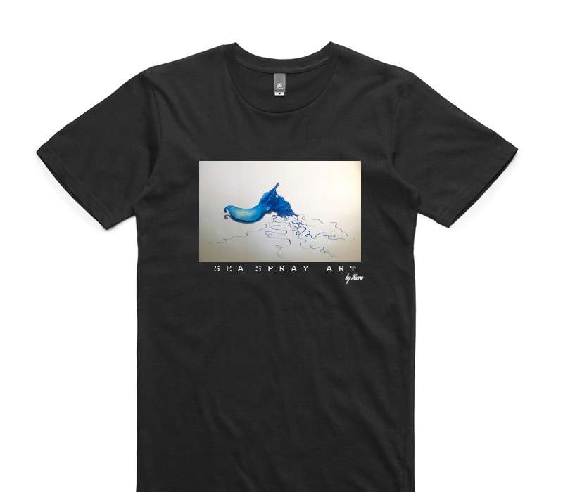 Custom AS Colour 100% Cotton Black T-Shirt