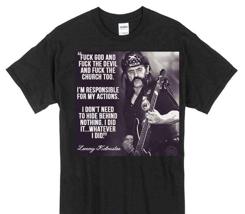 Custom Gildan 100% Cotton Black T-Shirt