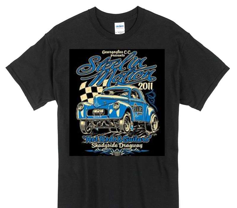 Custom Gildan 100% Cotton Black T-Shirt