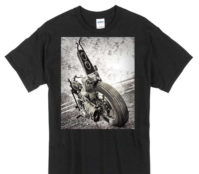 Custom Gildan 100% Cotton Black T-Shirt