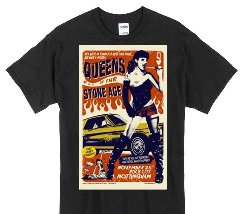 Custom Gildan 100% Cotton Black T-Shirt