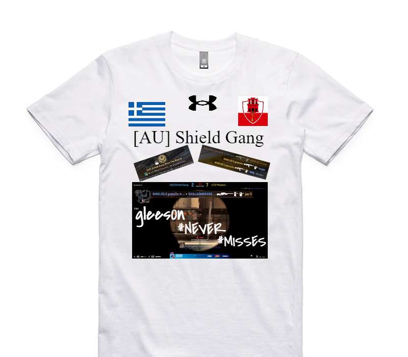 Custom AS Colour 100% Cotton White T-Shirt