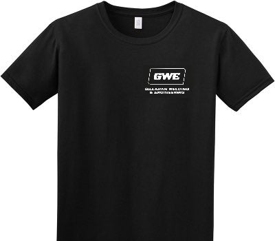 Custom Adult Soft Style 100% Cotton Black T-Shirt