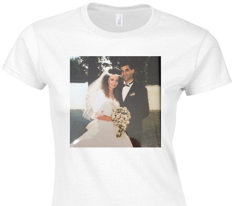 Custom Womens Soft Style 100% Cotton White T-Shirt