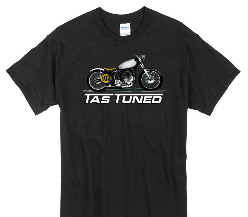 Custom Gildan 100% Cotton Black T-Shirt