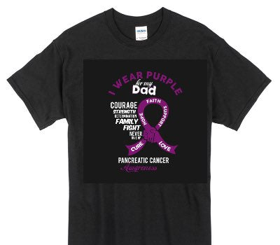 Custom Gildan 100% Cotton Black T-Shirt