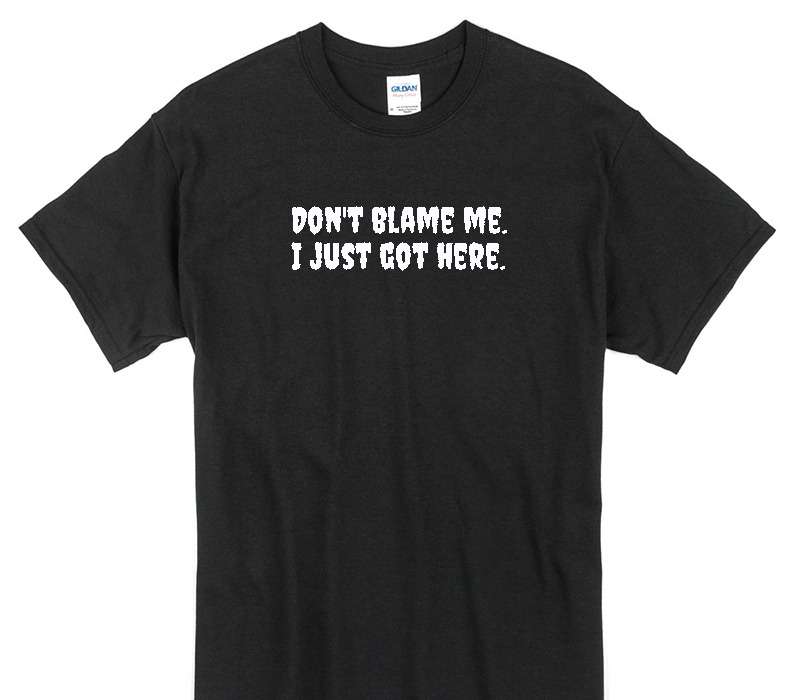 Custom Gildan 100% Cotton Black T-Shirt
