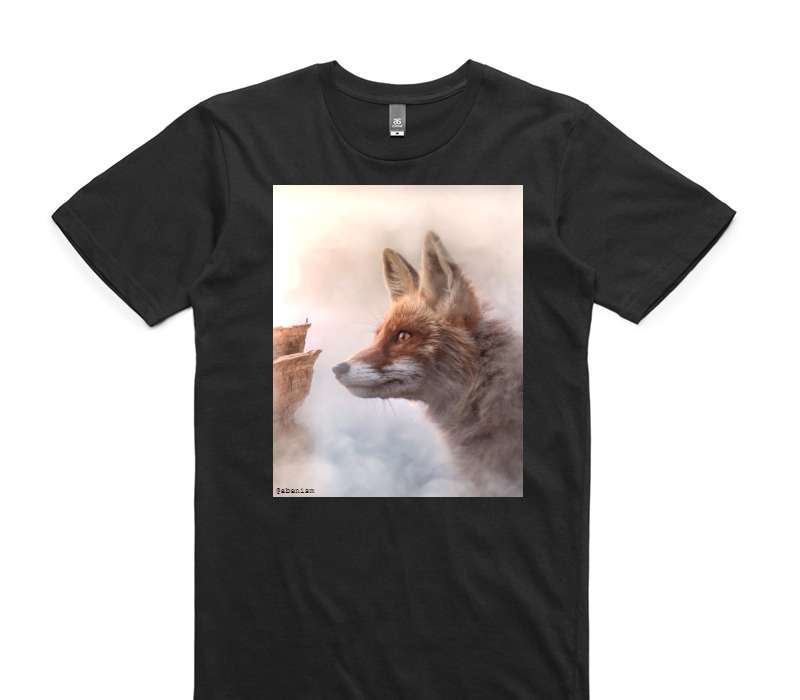 Custom AS Colour 100% Cotton Black T-Shirt