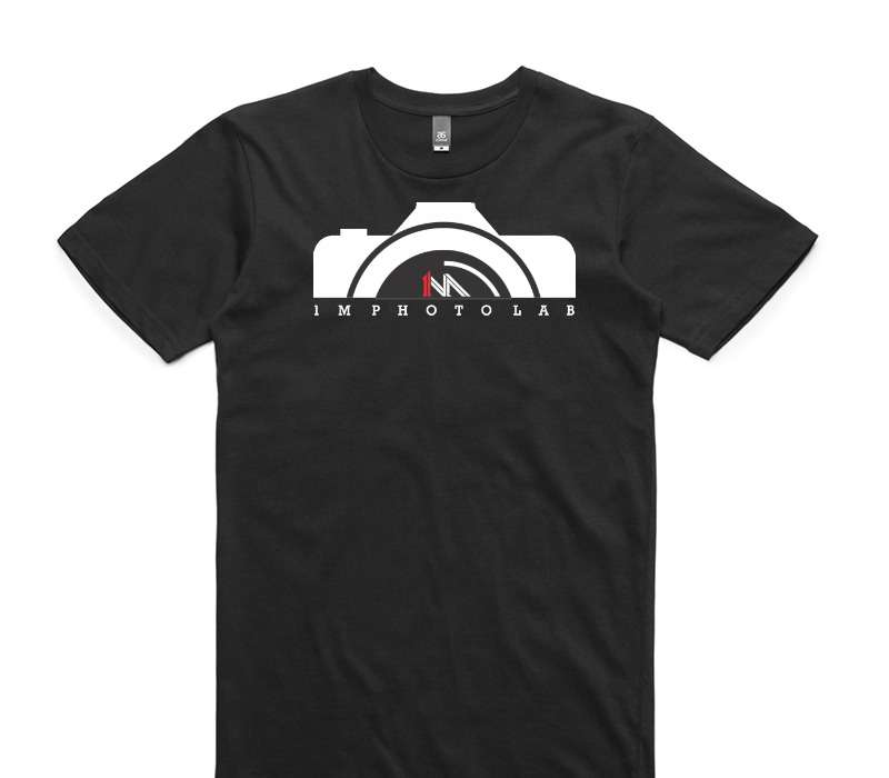 Custom AS Colour 100% Cotton Black T-Shirt