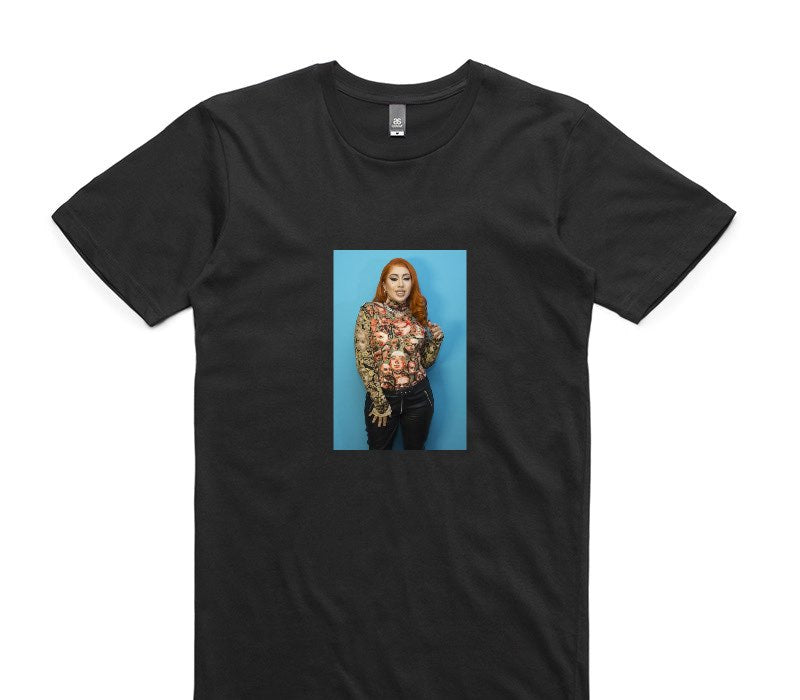 Custom AS Colour 100% Cotton Black T-Shirt