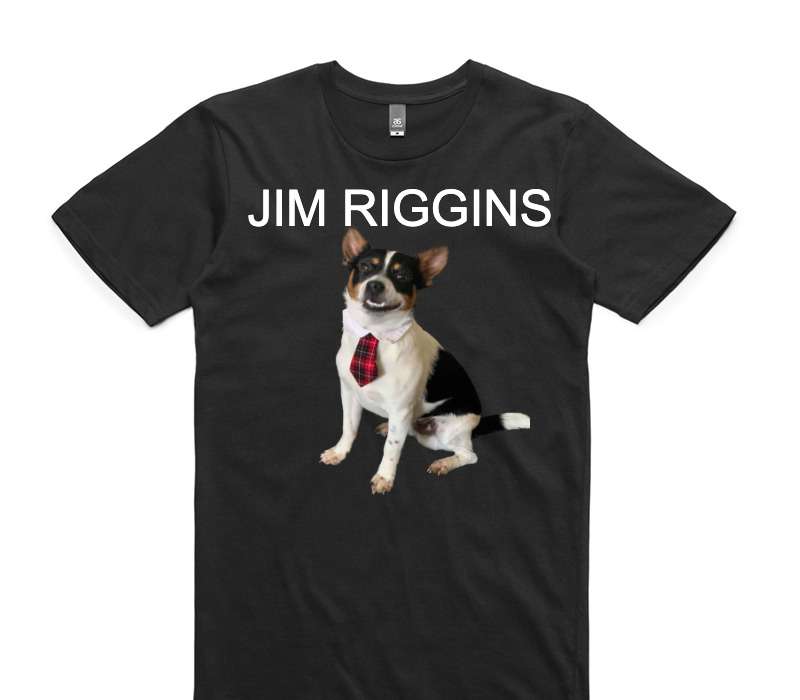 Custom AS Colour 100% Cotton Black T-Shirt