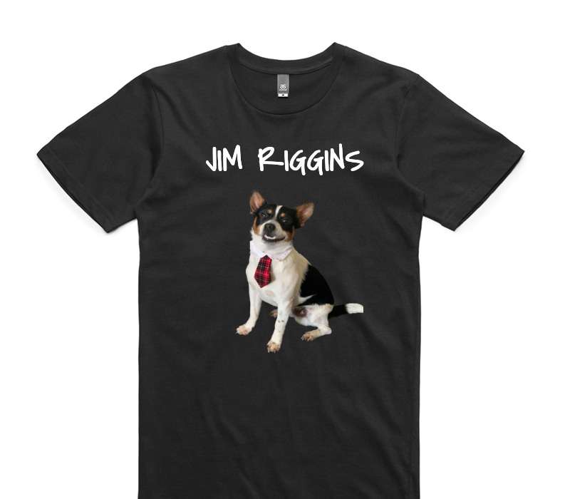 Custom AS Colour 100% Cotton Black T-Shirt