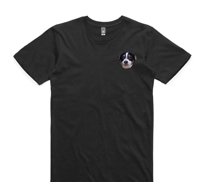 Custom AS Colour 100% Cotton Black T-Shirt