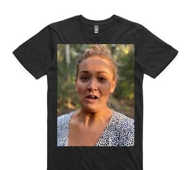 Custom AS Colour 100% Cotton Black T-Shirt