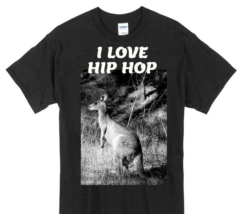 Custom Gildan 100% Cotton Black T-Shirt