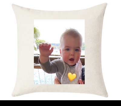 Custom Cushion Cover 50cm x 50 cm Off White
