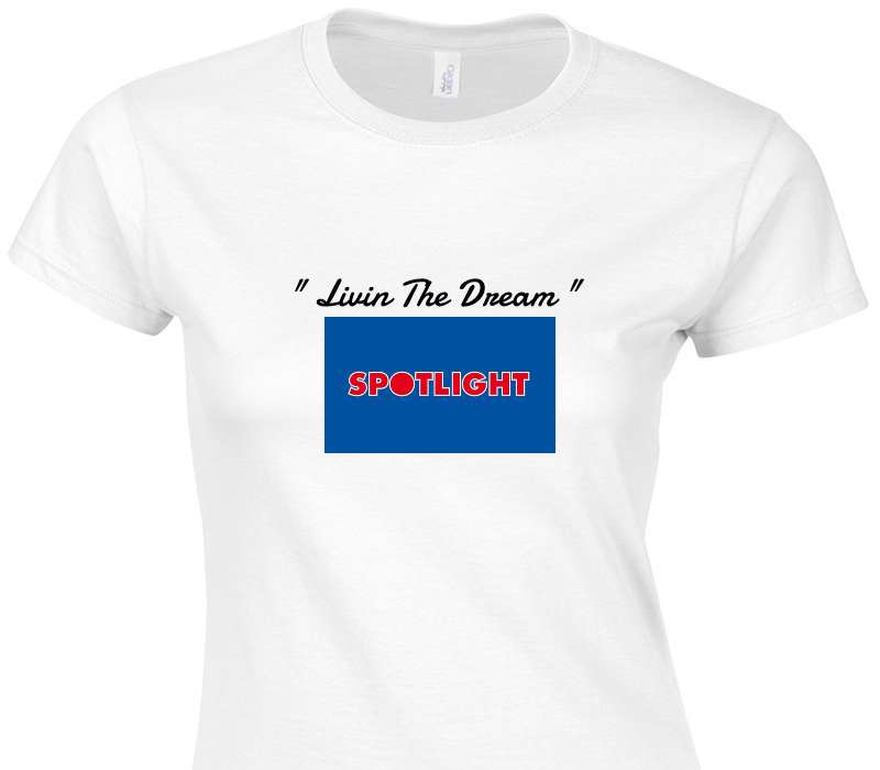 Custom Womens Soft Style 100% Cotton White T-Shirt
