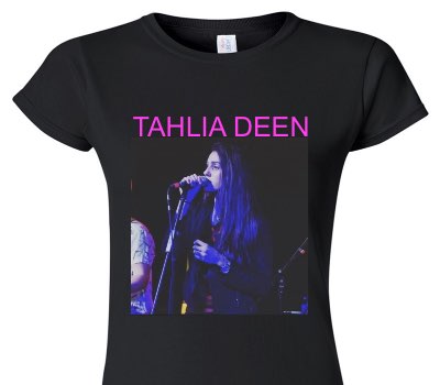 Custom Womens Soft Style 100% Cotton Black T-Shirt
