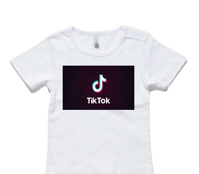 Custom AS Colour White Baby T-Shirt