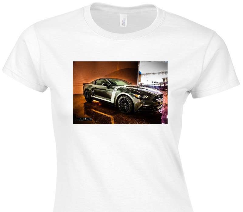 Custom Womens Soft Style 100% Cotton White T-Shirt