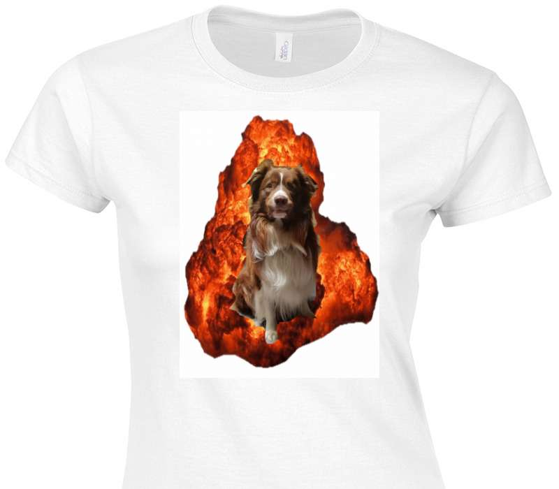 Custom Womens Soft Style 100% Cotton White T-Shirt