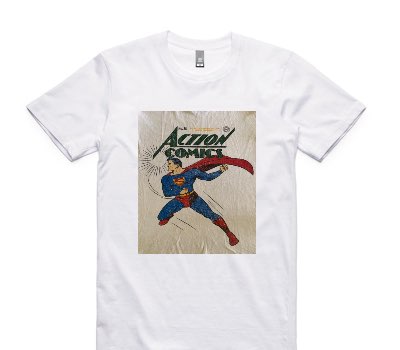 Custom AS Colour 100% Cotton White T-Shirt