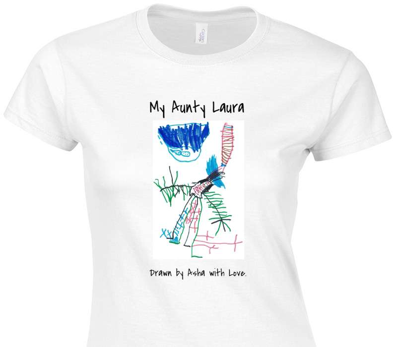 Custom Womens Soft Style 100% Cotton White T-Shirt