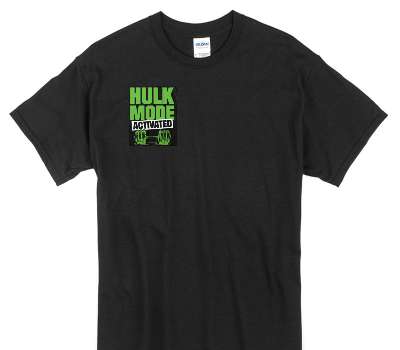 Custom Gildan 100% Cotton Black T-Shirt