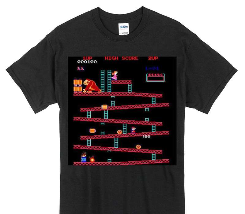 Custom Gildan 100% Cotton Black T-Shirt