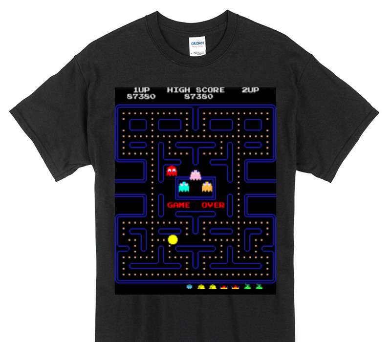 Custom Gildan 100% Cotton Black T-Shirt