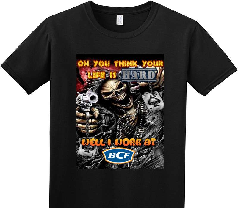 Custom Adult Soft Style 100% Cotton Black T-Shirt